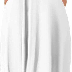 Plus Size Womens Maxi Dress Sleeveless Pockets Summer Casual Long Dress